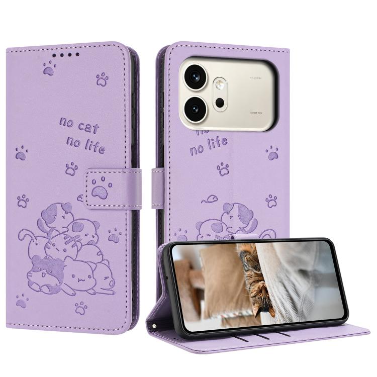 For Honor 600 / 600 Pro Global Embossed Kitten Phone Leather Case with Lanyard(Purple)
For Honor 600 / 600 Pro Global Embossed Kitten Phone Leather Case with Lanyard(Purple)