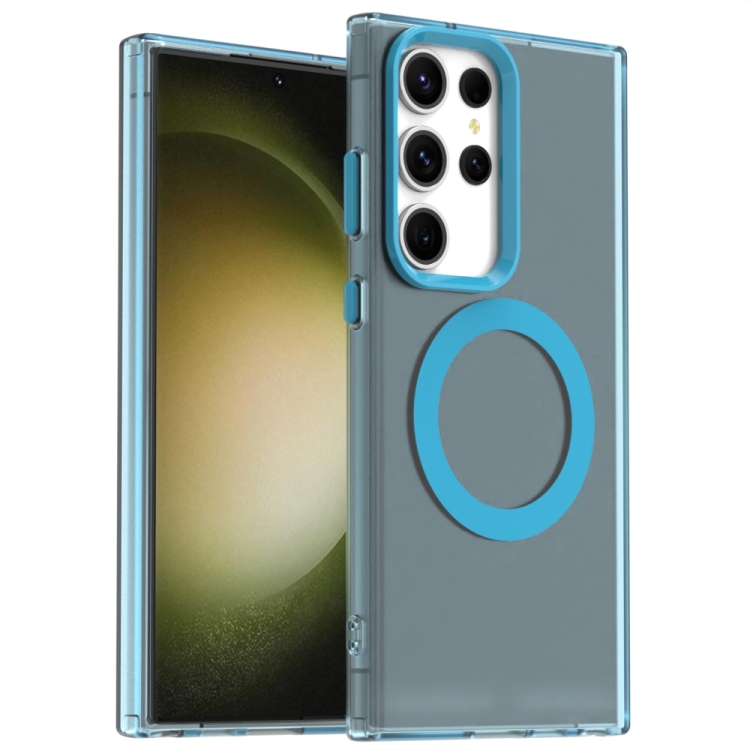 For Samsung Galaxy S23 Ultra 5G Candy Magsafe PC Hybrid TPU Phone Case(Blue)
For Samsung Galaxy S23 Ultra 5G Candy Magsafe PC Hybrid TPU Phone Case(Blue)