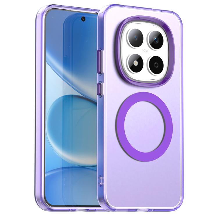 For Redmi Note 15 Pro 5G Global 163.6mm Candy Magsafe PC Hybrid TPU Phone Case(Purple)
For Redmi Note 15 Pro 5G Global 163.6mm Candy Magsafe PC Hybrid TPU Phone Case(Purple)