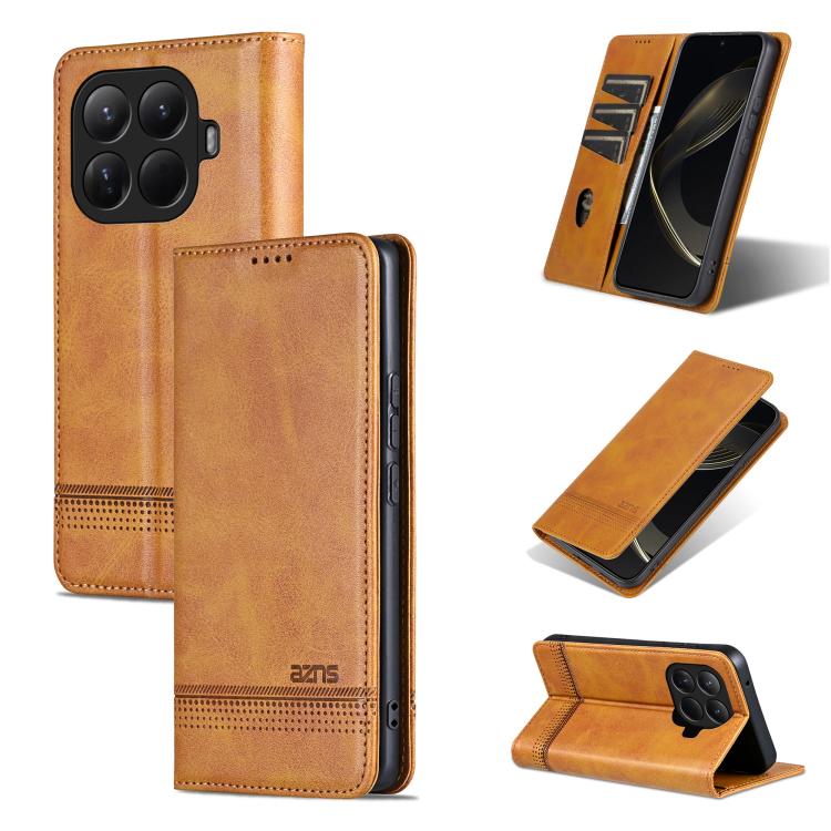 For Xiaomi 15T Pro 5G AZNS Magnetic Calf Texture Flip Leather Phone Case(Light Brown)
For Xiaomi 15T Pro 5G AZNS Magnetic Calf Texture Flip Leather Phone Case(Light Brown)