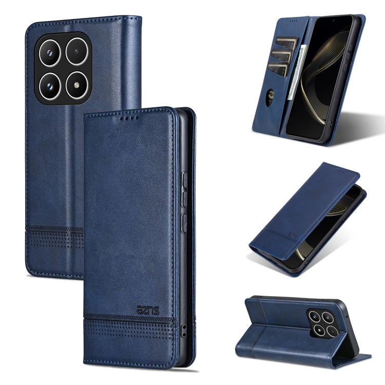 For Xiaomi 15T 5G AZNS Magnetic Calf Texture Flip Leather Phone Case(Dark Blue)
For Xiaomi 15T 5G AZNS Magnetic Calf Texture Flip Leather Phone Case(Dark Blue)