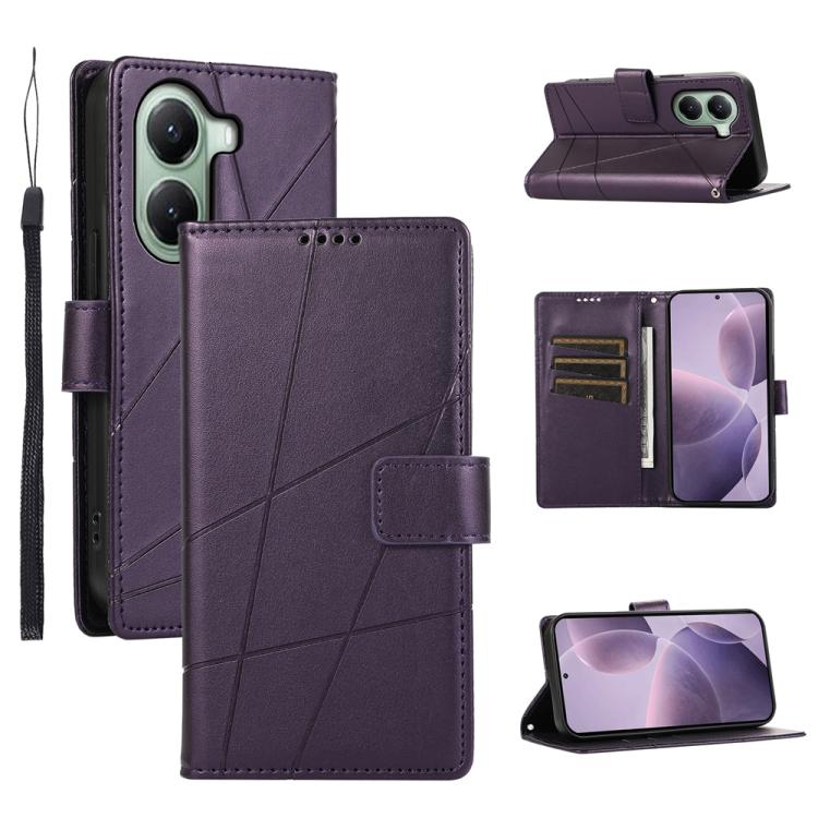 For Xiaomi Poco X7 Pro / Redmi Turbo 4 PU Genuine Leather Texture Embossed Line Phone Case(Purple)
For Xiaomi Poco X7 Pro / Redmi Turbo 4 PU Genuine Leather Texture Embossed Line Phone Case(Purple)
