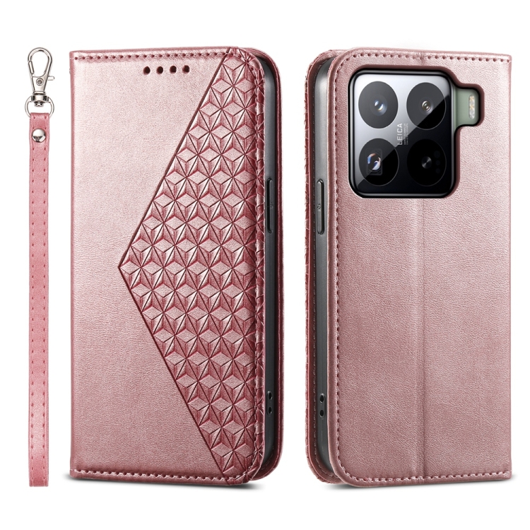 For Xiaomi 15 Cubic Grid Calf Texture Magnetic Leather Phone Case(Rose Gold)
For Xiaomi 15 Cubic Grid Calf Texture Magnetic Leather Phone Case(Rose Gold)