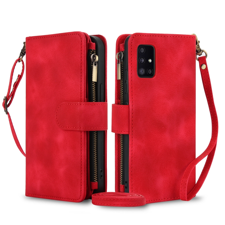 For Samsung Galaxy S20 5G Dream 9-Card Zipper Wallet RFID Leather Phone Case with Lanyard(Red)
For Samsung Galaxy S20 5G Dream 9-Card Zipper Wallet RFID Leather Phone Case with Lanyard(Red)