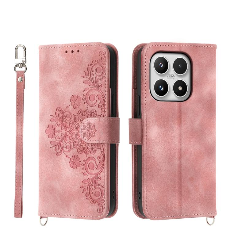 For Xiaomi 17 Skin Feel Flowers Embossed Wallet Leather Phone Case(Pink)
For Xiaomi 17 Skin Feel Flowers Embossed Wallet Leather Phone Case(Pink)