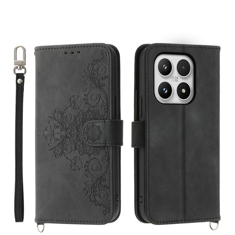 For Xiaomi 17 Skin Feel Flowers Embossed Wallet Leather Phone Case(Black)
For Xiaomi 17 Skin Feel Flowers Embossed Wallet Leather Phone Case(Black)
