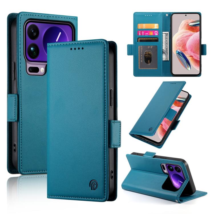 For Xiaomi 17 Pro Max Side Buckle Magnetic Frosted Leather Phone Case(Blue)
For Xiaomi 17 Pro Max Side Buckle Magnetic Frosted Leather Phone Case(Blue)
