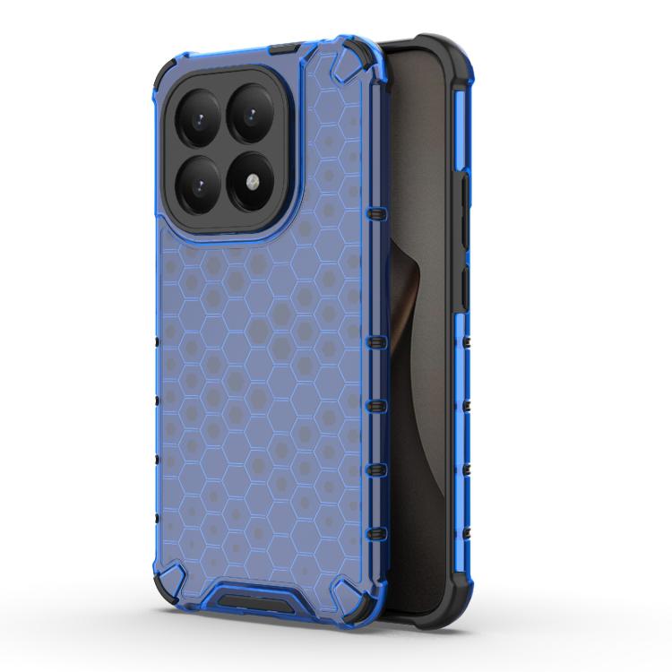 For Xiaomi 15T 5G Global Honeycomb Shockproof Phone Case(Blue) 
For Xiaomi 15T 5G Global Honeycomb Shockproof Phone Case(Blue)