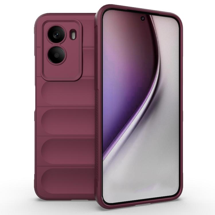 For Xiaomi Poco M7 4G 169mm Magic Shield TPU + Flannel Phone Case(Wine Red) 
For Xiaomi Poco M7 4G 169mm Magic Shield TPU + Flannel Phone Case(Wine Red)