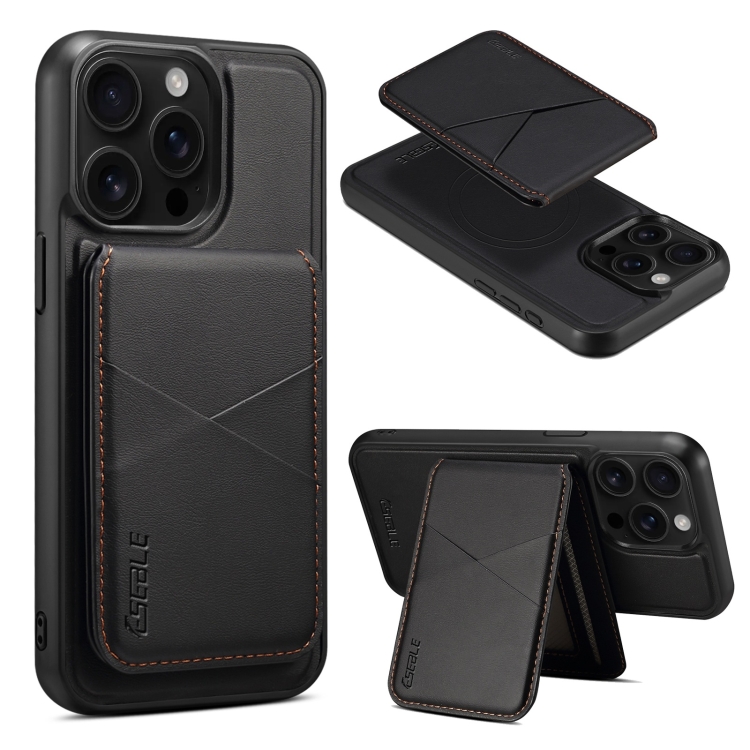 For iPhone 13 Pro Max ESEBLE E3 Plain Texture Card Slots MagSafe RFID Leather Case(Black)
For iPhone 13 Pro Max ESEBLE E3 Plain Texture Card Slots MagSafe RFID Leather Case(Black)