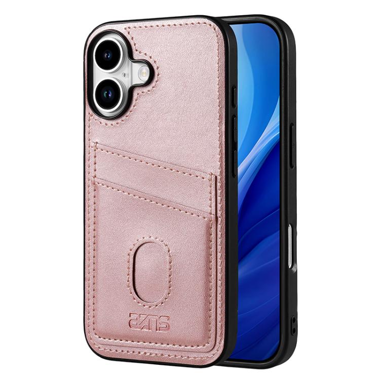 For iPhone 17 AZNS K1 Series Card Slot Business Phone Case(Pink)
For iPhone 17 AZNS K1 Series Card Slot Business Phone Case(Pink)