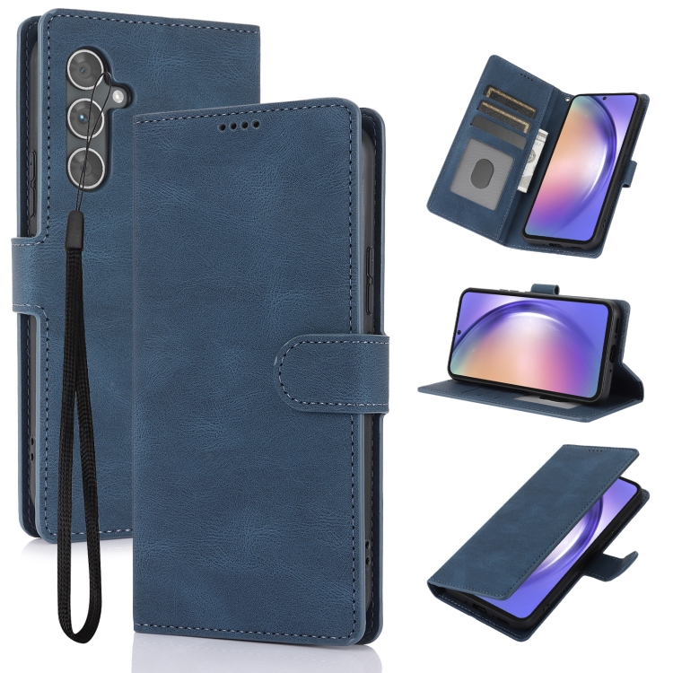 For Samsung Galaxy S24 FE 5G Fantasy Skin-feel Calfskin Texture Leather Phone Case(Blue)
For Samsung Galaxy S24 FE 5G Fantasy Skin-feel Calfskin Texture Leather Phone Case(Blue)