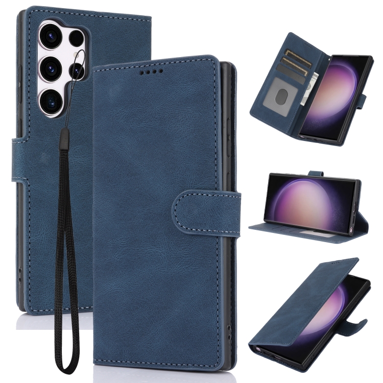 For Samsung Galaxy S25 Ultra 5G Fantasy Skin-feel Calfskin Texture Leather Phone Case(Blue)
For Samsung Galaxy S25 Ultra 5G Fantasy Skin-feel Calfskin Texture Leather Phone Case(Blue)