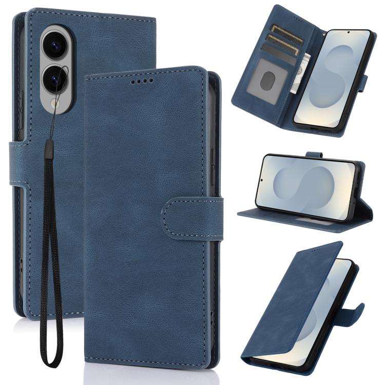 For Samsung Galaxy S25 Edge 5G Fantasy Skin-feel Calfskin Texture Leather Phone Case(Blue)
For Samsung Galaxy S25 Edge 5G Fantasy Skin-feel Calfskin Texture Leather Phone Case(Blue)
