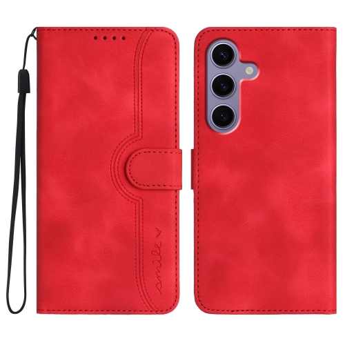 For Samsung Galaxy S25 5G Heart Pattern Skin Feel Leather Phone Case(Red)
For Samsung Galaxy S25 5G Heart Pattern Skin Feel Leather Phone Case(Red)