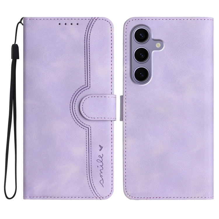 For Samsung Galaxy S25 5G Heart Pattern Skin Feel Leather Phone Case(Purple)
For Samsung Galaxy S25 5G Heart Pattern Skin Feel Leather Phone Case(Purple)