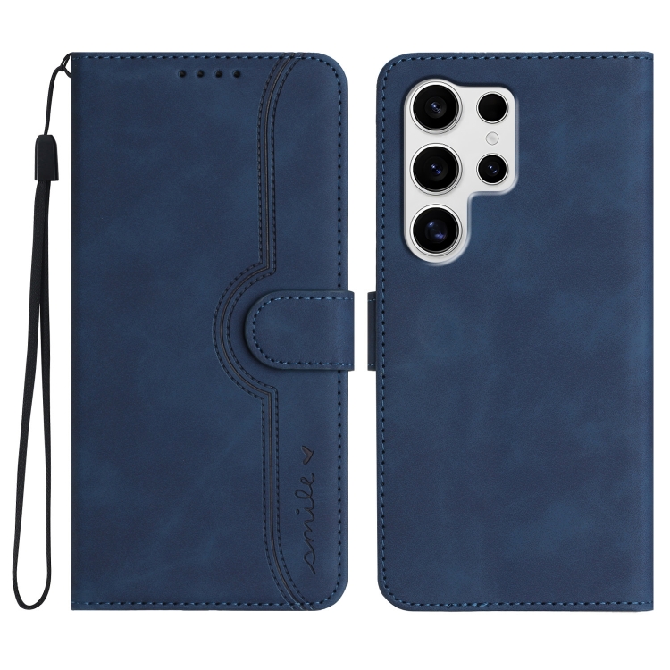 For Samsung Galaxy S25 Ultra 5G Heart Pattern Skin Feel Leather Phone Case(Royal Blue)
For Samsung Galaxy S25 Ultra 5G Heart Pattern Skin Feel Leather Phone Case(Royal Blue)