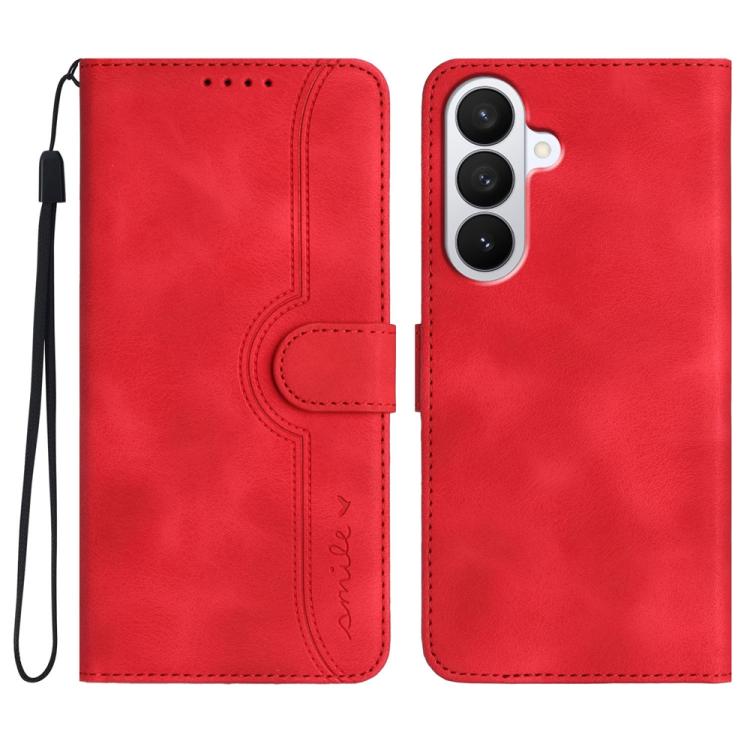 For Samsung Galaxy S26 Pro 5G Heart Pattern Skin Feel Leather Phone Case(Red)
For Samsung Galaxy S26 Pro 5G Heart Pattern Skin Feel Leather Phone Case(Red)