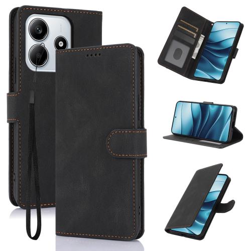 For Redmi Note 14 4G 163.25mm Fantasy Skin-feel Calfskin Texture Leather Phone Case(Black)
For Redmi Note 14 4G 163.25mm Fantasy Skin-feel Calfskin Texture Leather Phone Case(Black)
