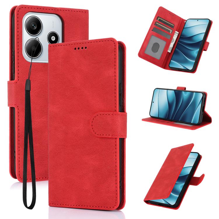 For Redmi Note 14 4G 163.25mm Fantasy Skin-feel Calfskin Texture Leather Phone Case(Red)
For Redmi Note 14 4G 163.25mm Fantasy Skin-feel Calfskin Texture Leather Phone Case(Red)