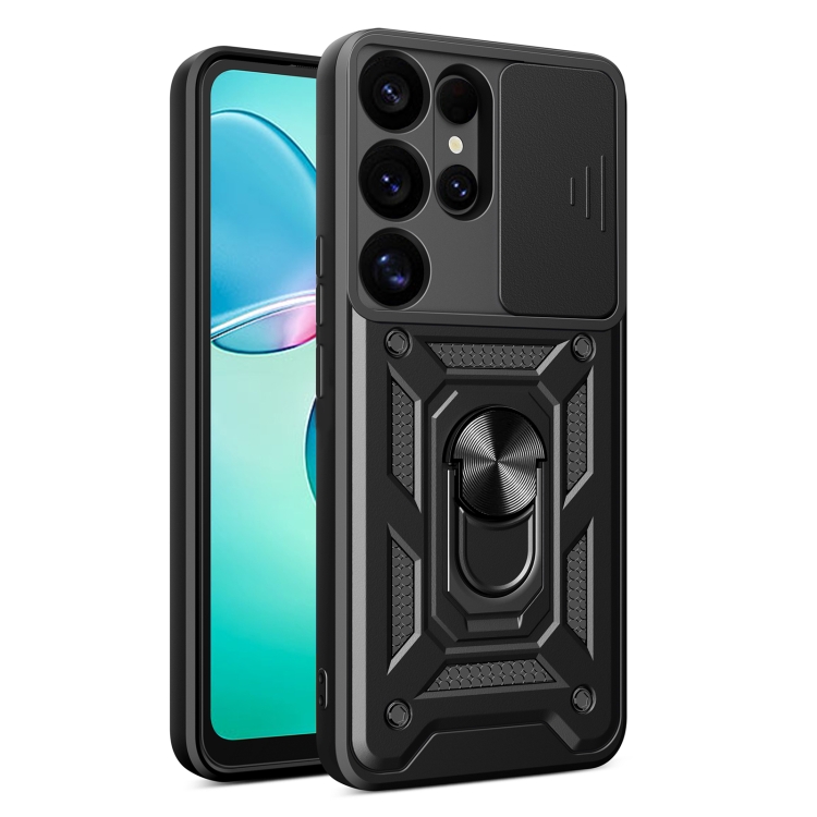 For Samsung Galaxy S25 Ultra 5G Sliding Camera Cover Design TPU+PC Phone Case(Black)
For Samsung Galaxy S25 Ultra 5G Sliding Camera Cover Design TPU+PC Phone Case(Black)