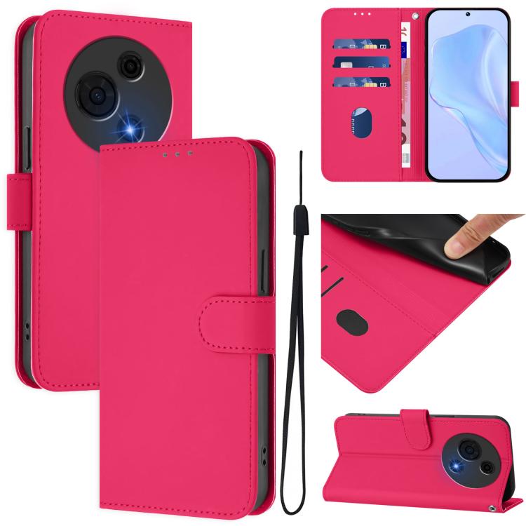 For TCL 60 NxtPaper Skin Feel Solid Color Leather Phone Case with Lanyard(Rose Red)
For TCL 60 NxtPaper Skin Feel Solid Color Leather Phone Case with Lanyard(Rose Red)