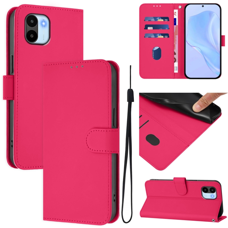 For Redmi A1 4G Global / A2 4G Skin Feel Solid Color Leather Phone Case with Lanyard(Rose Red)
For Redmi A1 4G Global / A2 4G Skin Feel Solid Color Leather Phone Case with Lanyard(Rose Red)