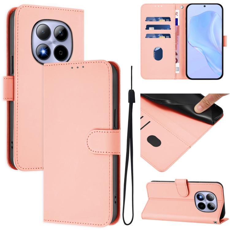 For Redmi Note 15 Pro 5G Global 163.6mm Skin Feel Solid Color Leather Phone Case with Lanyard(Pink)
For Redmi Note 15 Pro 5G Global 163.6mm Skin Feel Solid Color Leather Phone Case with Lanyard(Pink)