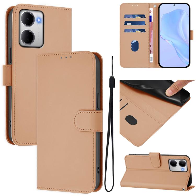 For Redmi 15a 5G Global Skin Feel Solid Color Leather Phone Case with Lanyard(Nude)
For Redmi 15a 5G Global Skin Feel Solid Color Leather Phone Case with Lanyard(Nude)