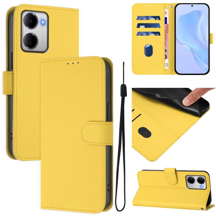 For Redmi 15a 5G Global Skin Feel Solid Color Leather Phone Case with Lanyard(Lemon Yellow)
For Redmi 15a 5G Global Skin Feel Solid Color Leather Phone Case with Lanyard(Lemon Yellow)