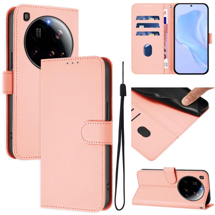 For Xiaomi 15 Ultra Skin Feel Solid Color Leather Phone Case with Lanyard(Pink)
For Xiaomi 15 Ultra Skin Feel Solid Color Leather Phone Case with Lanyard(Pink)