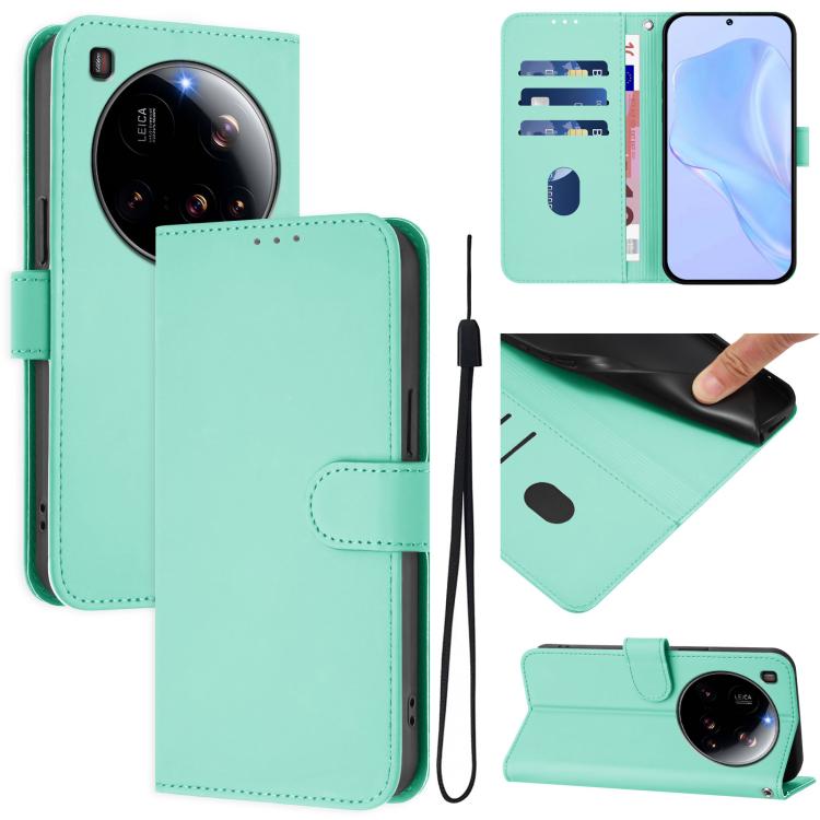For Xiaomi 15 Ultra Skin Feel Solid Color Leather Phone Case with Lanyard(Mint Green)
For Xiaomi 15 Ultra Skin Feel Solid Color Leather Phone Case with Lanyard(Mint Green)