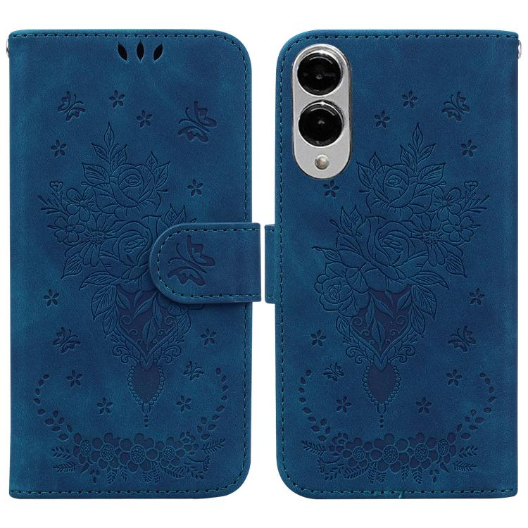 For Samsung Galaxy S25 Edge 5G Butterfly Rose Embossed Leather Phone Case(Blue)
For Samsung Galaxy S25 Edge 5G Butterfly Rose Embossed Leather Phone Case(Blue)