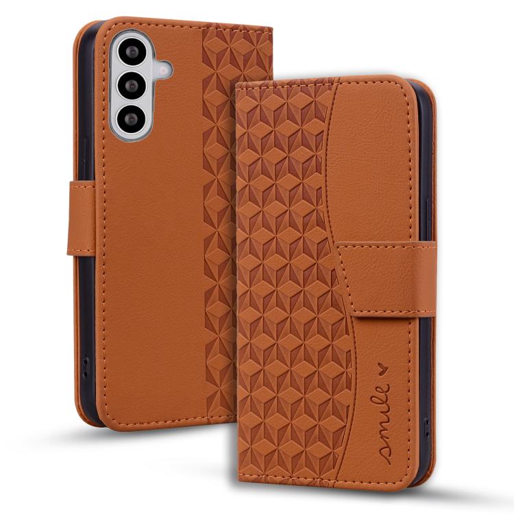 For Samsung Galaxy S26 5G Diamond Buckle Leather Phone Case with Lanyard(Brown)
For Samsung Galaxy S26 5G Diamond Buckle Leather Phone Case with Lanyard(Brown)