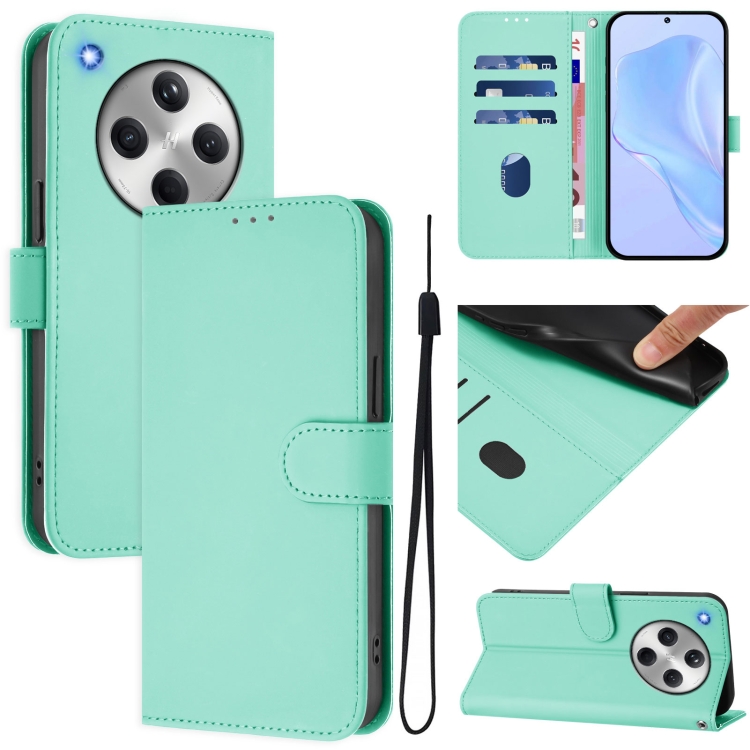 For OPPO Find X8 Skin Feel Solid Color Leather Phone Case with Lanyard(Mint Green)
For OPPO Find X8 Skin Feel Solid Color Leather Phone Case with Lanyard(Mint Green)