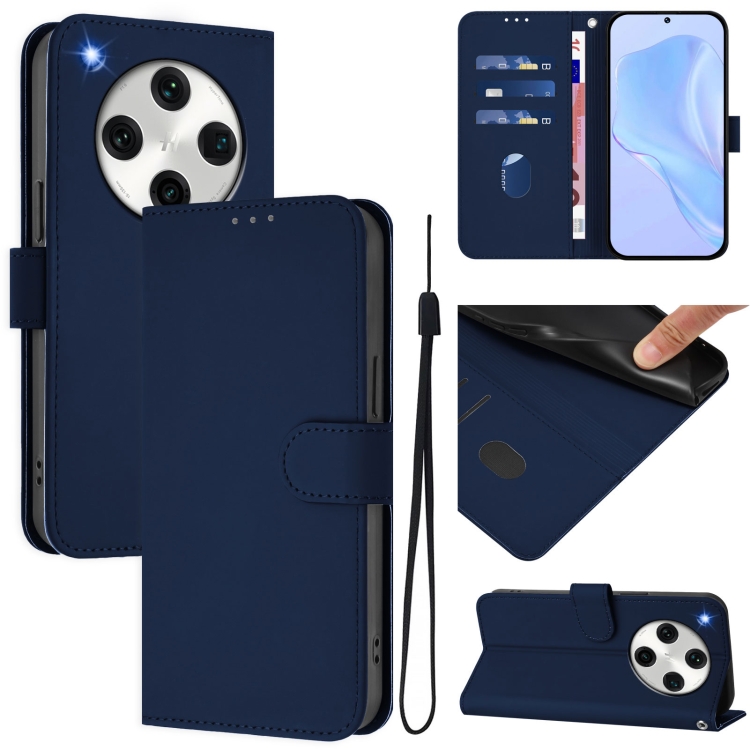 For OPPO Find X8 Pro Skin Feel Solid Color Leather Phone Case with Lanyard(Navy Blue)
For OPPO Find X8 Pro Skin Feel Solid Color Leather Phone Case with Lanyard(Navy Blue)