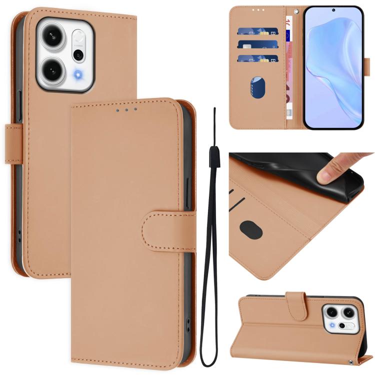 For OPPO Reno14 5G Global Skin Feel Solid Color Leather Phone Case with Lanyard(Nude)
For OPPO Reno14 5G Global Skin Feel Solid Color Leather Phone Case with Lanyard(Nude)