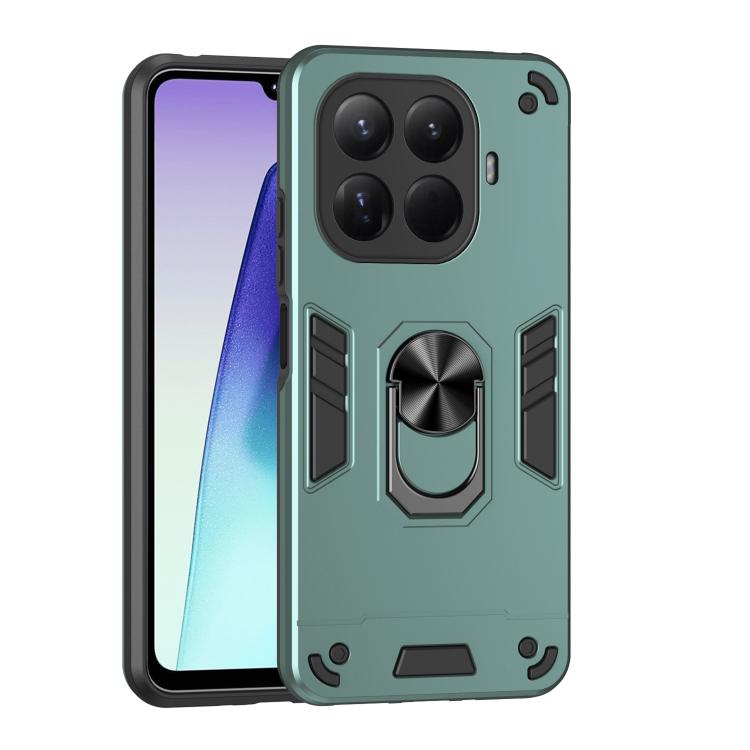 For Xiaomi 15T Pro Shockproof Metal Ring Holder Phone Case(Green)
For Xiaomi 15T Pro Shockproof Metal Ring Holder Phone Case(Green)