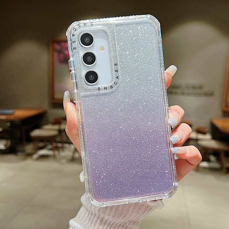 For Samsung Galaxy A55 5G TPU + PC + Glitter Paper Full Coverage Phone Case(Purple)
For Samsung Galaxy A55 5G TPU + PC + Glitter Paper Full Coverage Phone Case(Purple)