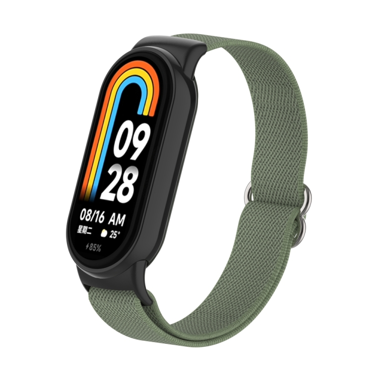 For Xiaomi Smart Band 9 / 8 Plastic Plug Plain Elastic Nylon Watch Band(Dark Green)
For Xiaomi Smart Band 9 / 8 Plastic Plug Plain Elastic Nylon Watch Band(Dark Green)