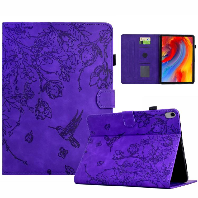 For Samsung Galaxy Tab S11 Flowers and Bird Embossed Smart Leather Tablet Case(Purple)
For Samsung Galaxy Tab S11 Flowers and Bird Embossed Smart Leather Tablet Case(Purple)