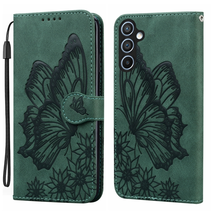 For Samsung Galaxy S25+ 5G Retro Skin Feel Butterflies Embossing Horizontal Flip Leather Phone Case(Green)
For Samsung Galaxy S25+ 5G Retro Skin Feel Butterflies Embossing Horizontal Flip Leather Phone Case(Green)