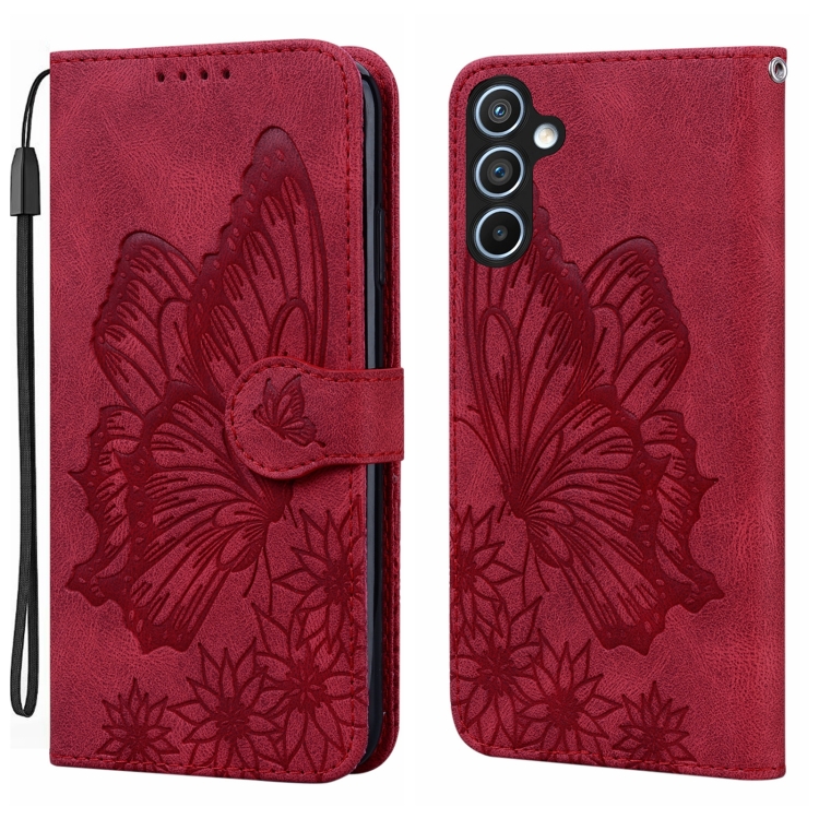 For Samsung Galaxy S25+ 5G Retro Skin Feel Butterflies Embossing Horizontal Flip Leather Phone Case(Red)
For Samsung Galaxy S25+ 5G Retro Skin Feel Butterflies Embossing Horizontal Flip Leather Phone Case(Red)