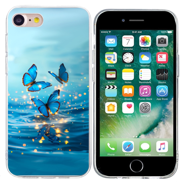For iPhone SE 2022 / 2020 / 8 / 7 Colorful Painting Pattern TPU Phone Case(Blue Butterflies)
For iPhone SE 2022 / 2020 / 8 / 7 Colorful Painting Pattern TPU Phone Case(Blue Butterflies)