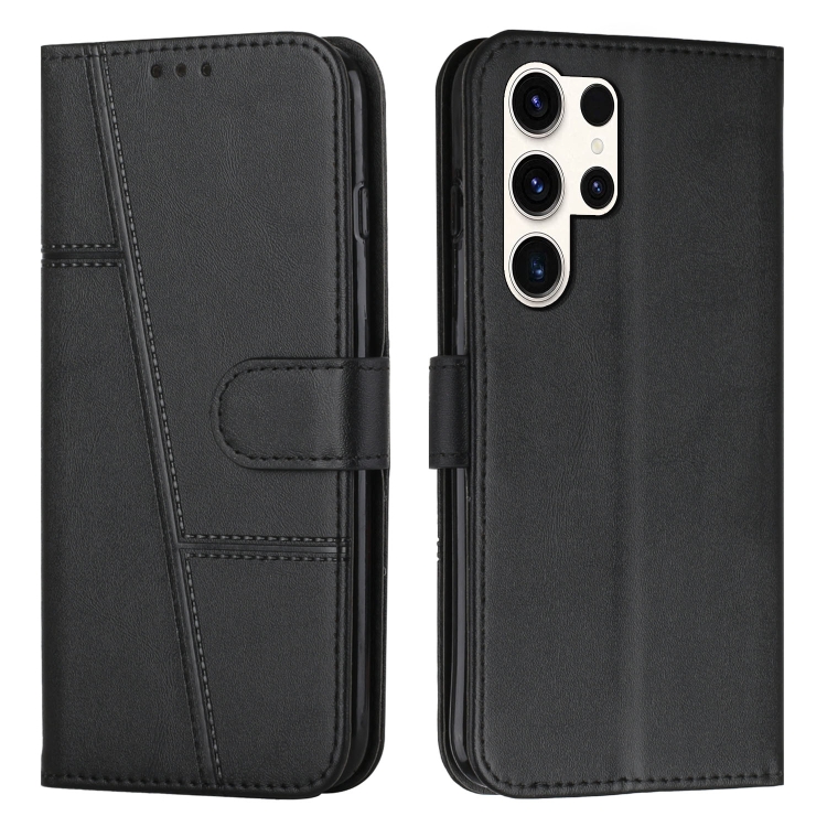 For Samsung Galaxy S25 Ultra 5G Stitching Calf Texture Buckle Leather Phone Case(Black)
For Samsung Galaxy S25 Ultra 5G Stitching Calf Texture Buckle Leather Phone Case(Black)