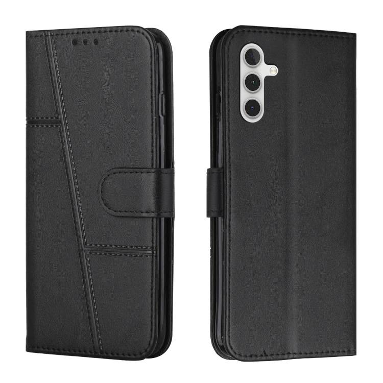 For Samsung Galaxy S25+ / S24+ 5G Stitching Calf Texture Buckle Leather Phone Case(Black)
For Samsung Galaxy S25+ / S24+ 5G Stitching Calf Texture Buckle Leather Phone Case(Black)