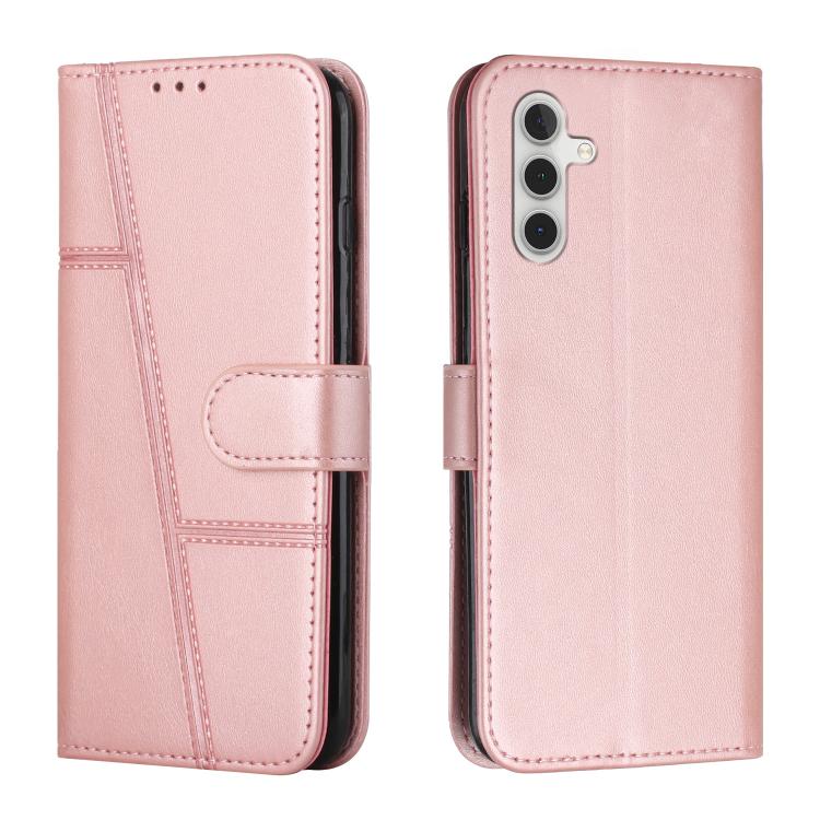 For Samsung Galaxy S25 FE 5G Stitching Calf Texture Buckle Leather Phone Case(Rose Gold)
For Samsung Galaxy S25 FE 5G Stitching Calf Texture Buckle Leather Phone Case(Rose Gold)