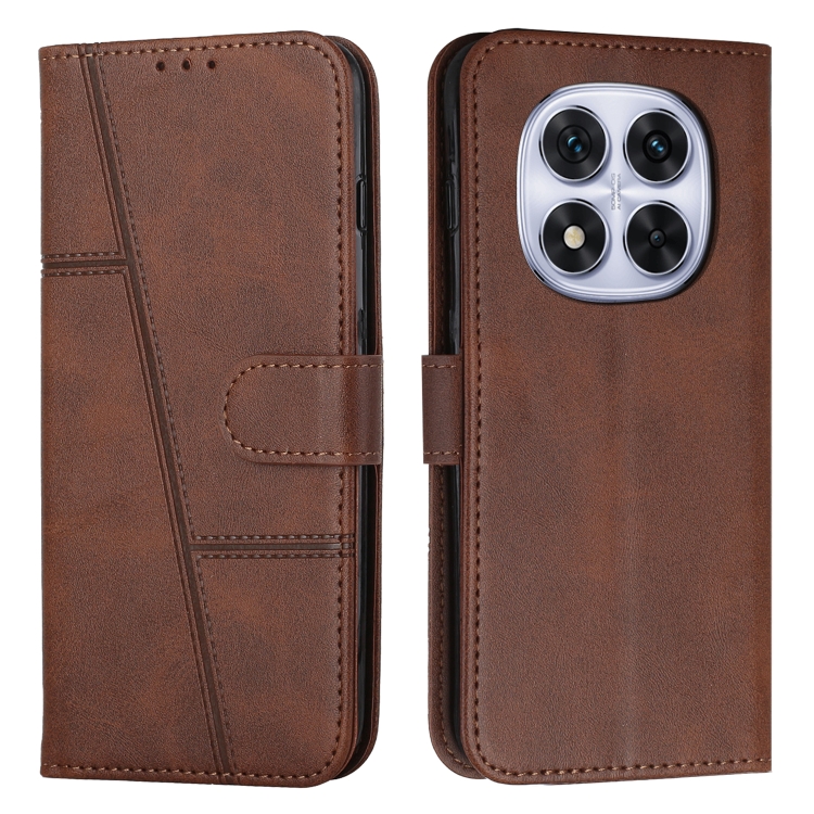 For Redmi Note 14 Pro 5G Global Stitching Calf Texture Buckle Leather Phone Case(Brown)
For Redmi Note 14 Pro 5G Global Stitching Calf Texture Buckle Leather Phone Case(Brown)