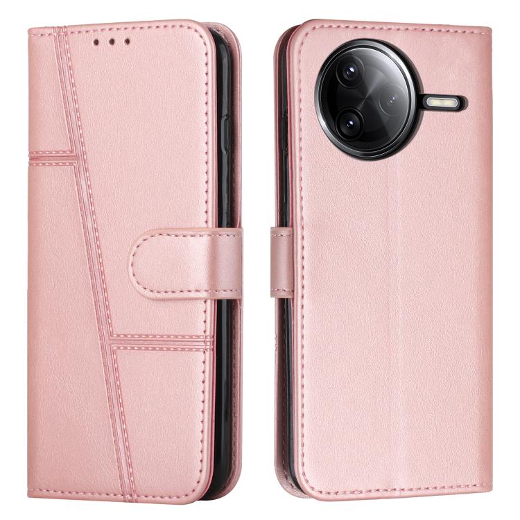 For Redmi K80 / K80 Pro Stitching Calf Texture Buckle Leather Phone Case(Rose Gold)
For Redmi K80 / K80 Pro Stitching Calf Texture Buckle Leather Phone Case(Rose Gold)