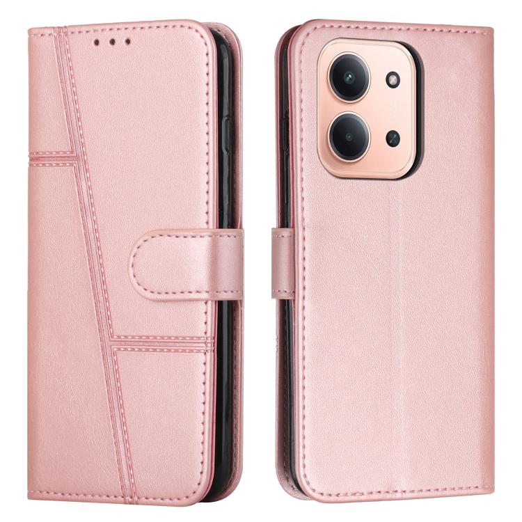For Redmi 15C 5G / 4G EU 173mm Stitching Calf Texture Buckle Leather Phone Case(Rose Gold)
For Redmi 15C 5G / 4G EU 173mm Stitching Calf Texture Buckle Leather Phone Case(Rose Gold)